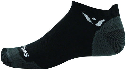 Swiftwick Pursuit Zero Ultralight Socks - No Show, Black, Large