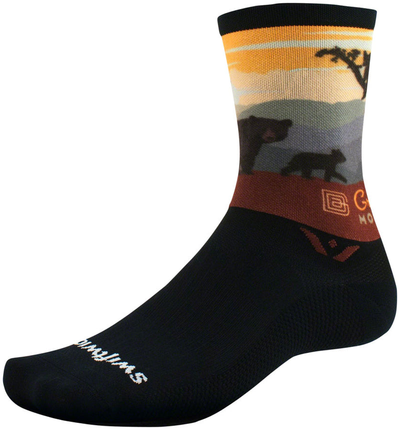 Load image into Gallery viewer, Swiftwick--Medium-Vision-Six-Impression-National-Park-Socks_SOCK1843
