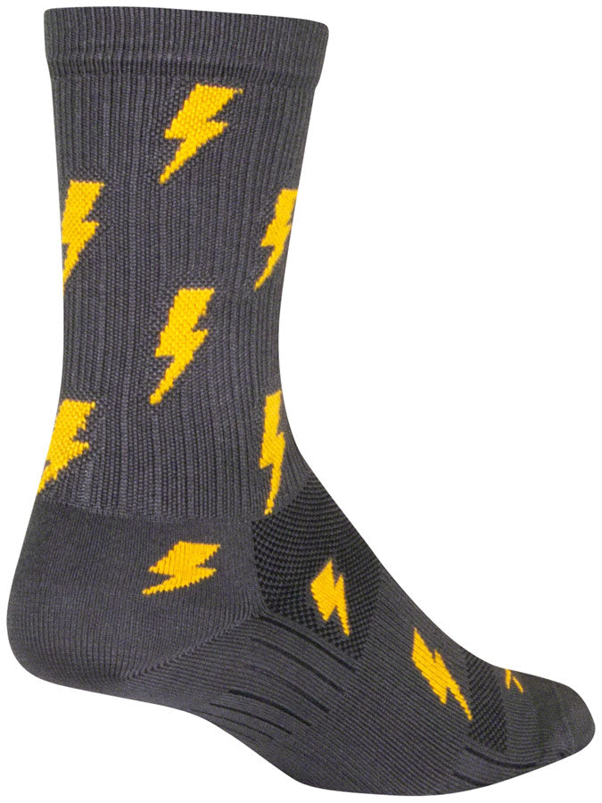 Load image into Gallery viewer, SockGuy SGX Lit Socks - 6", Gray, Large/X-Large
