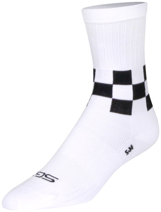 SockGuy SGX Speedway Socks - 6", White, Large/X-Large