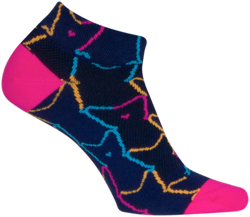 Load image into Gallery viewer, SockGuy E Cat G Classic Sock - 1&quot;, Small/Medium Double-Stitched Heel And Toe
