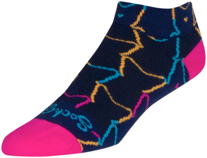 Load image into Gallery viewer, SockGuy E Cat G Classic Sock - 1&quot;, Small/Medium Double-Stitched Heel And Toe
