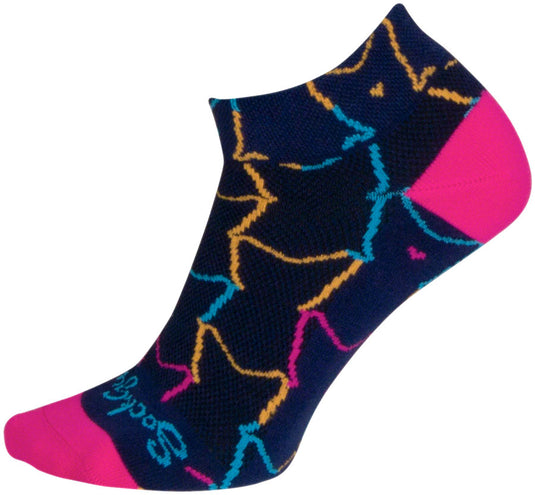 SockGuy E Cat G Classic Sock - 1", Small/Medium Double-Stitched Heel And Toe