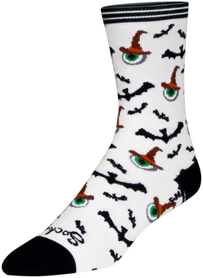 Load image into Gallery viewer, Pack of 2 SockGuy Eye Soar Crew Sock - 6&quot;, Small/Medium
