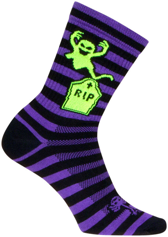 Load image into Gallery viewer, Pack of 2 SockGuy Fright Crew Sock - 6&quot;, Large/X-Large
