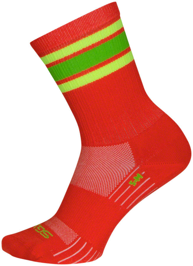 Load image into Gallery viewer, SockGuy Throwback SGX Socks - 6&quot;, Small/Medium Snug Arch Support
