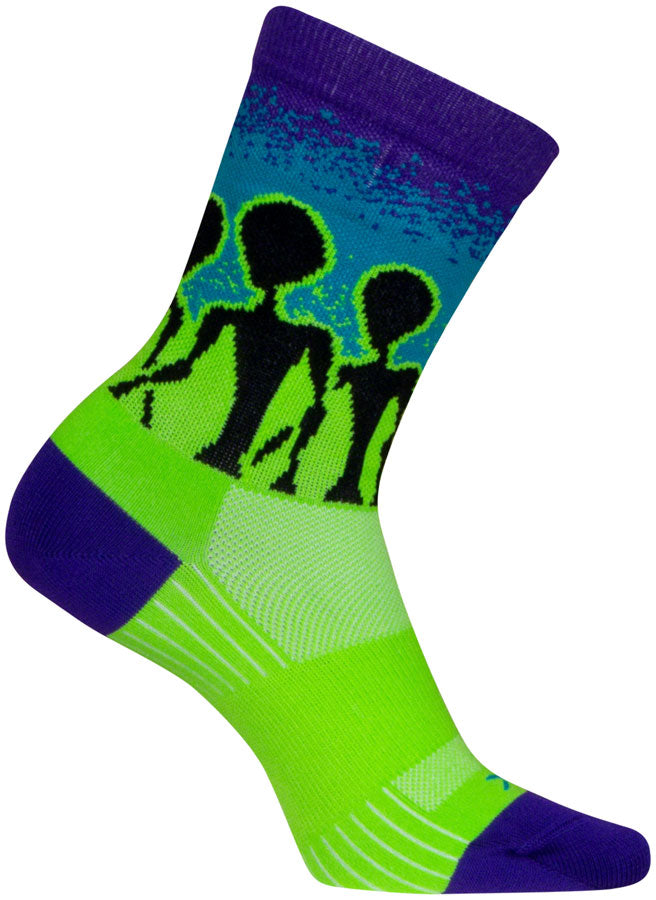 Load image into Gallery viewer, SockGuy Visitors SGX Socks - 6&quot;, Small/Medium Snug Arch Support

