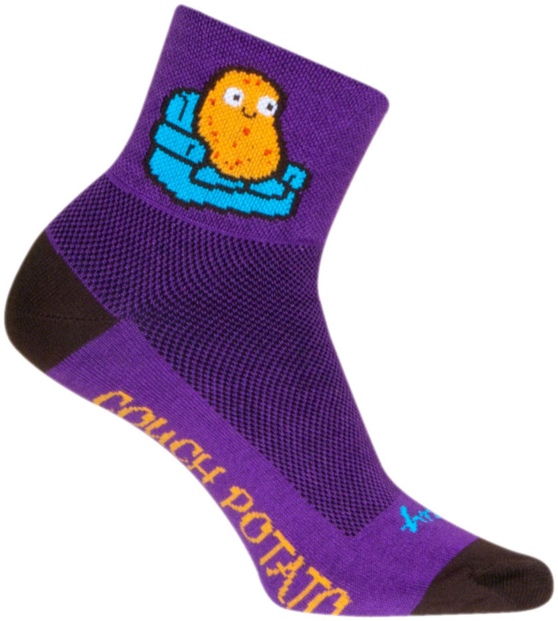 Load image into Gallery viewer, SockGuy Potato Standard Classic Socks - 3&quot;, Small/Medium
