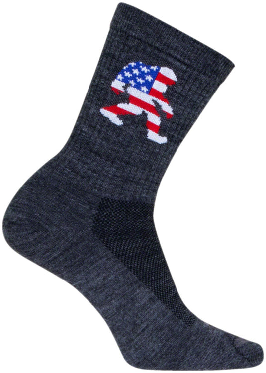 SockGuy Big Foot Wool Socks - 6", Small/Medium Shrink-Resistant & Itch-Free