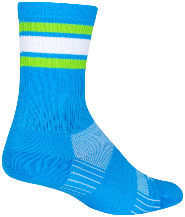 Load image into Gallery viewer, SockGuy Throwback SGX Socks - 6&quot;, Small/Medium Snug Arch Support
