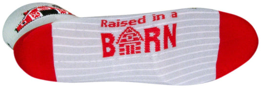 SockGuy Classic Barn Socks - 3", White, Small/Medium