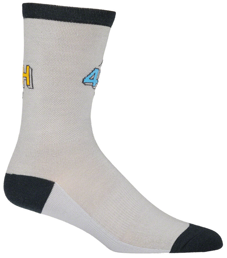 Load image into Gallery viewer, 45NRTH Adventure Crew Lightweight Wool Sock - Gray/Dark Blue, Large
