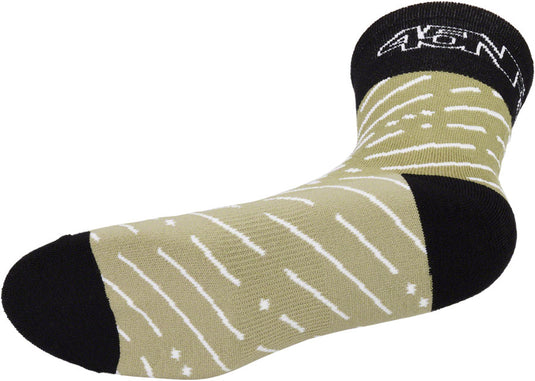 45NRTH Snow Band Midweight Wool Sock - Sage/Rosin, Medium