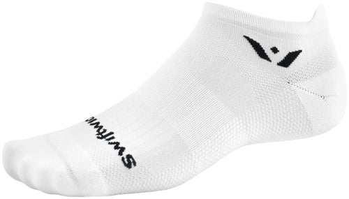 Swiftwick Aspire Zero Tab Socks - White, Small