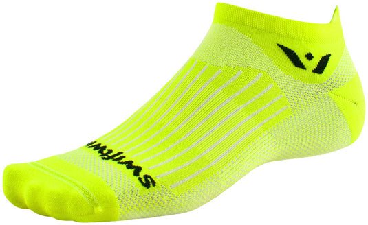 Swiftwick Aspire Zero Tab Socks - Hi-Viz Yellow, Medium