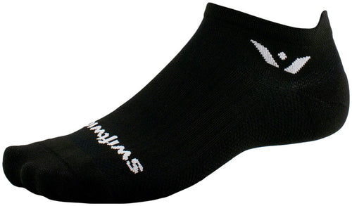Swiftwick Aspire Zero Tab Socks - Black, Medium
