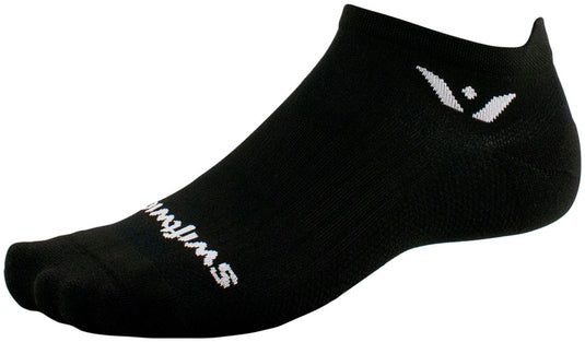 Swiftwick Aspire Zero Tab Socks - Black, Small
