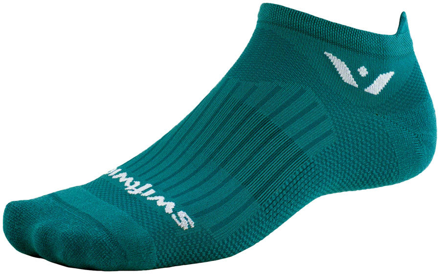 Swiftwick Aspire Zero Tab Socks - Teal, Medium