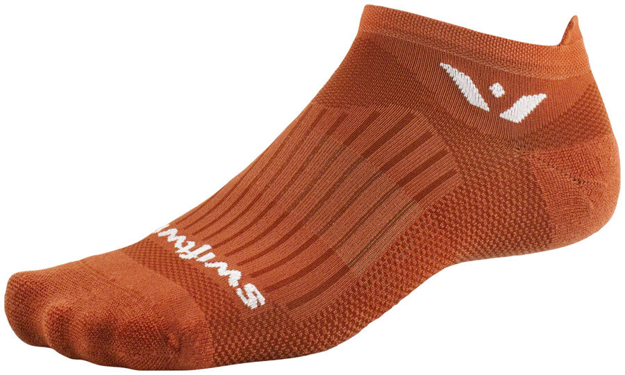 Swiftwick Aspire Zero Tab Socks - Terracotta, Medium
