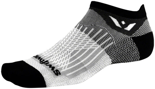Swiftwick Aspire Zero Tab Socks - Black Pewter, Medium