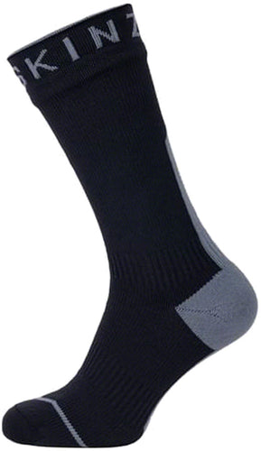SealSkinz Briston Waterproof Mid Socks - Black/Gray, Medium