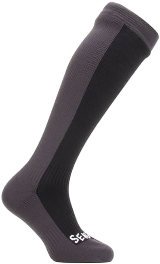 SealSkinz Worstead Waterproof Knee Socks - Black/Gray, Medium