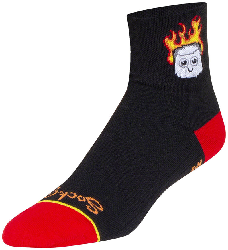 Load image into Gallery viewer, SockGuy Classic Burnt Out Socks - 3&quot;, Small/Medium
