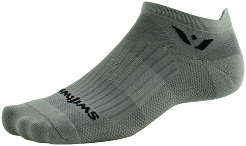 Swiftwick Aspire Zero Tab Socks - Pewter, Small