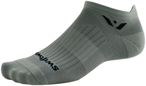 Swiftwick Aspire Zero Tab Socks - Pewter, X-Large