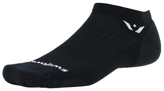 Swiftwick Pursuit Zero Tab Socks - Black, Medium