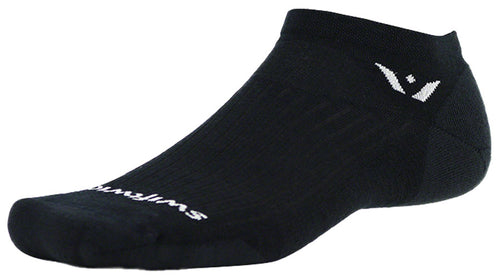 Swiftwick Pursuit Zero Tab Socks - Black, Large