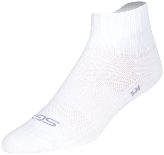 SockGuy SGX White Socks - 2.5", Large/X-Large