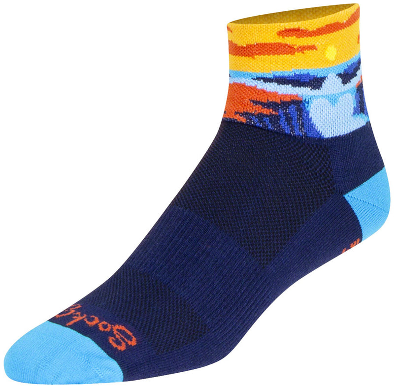 Load image into Gallery viewer, SockGuy Classic Bluffs Socks - 3", Small/Medium
