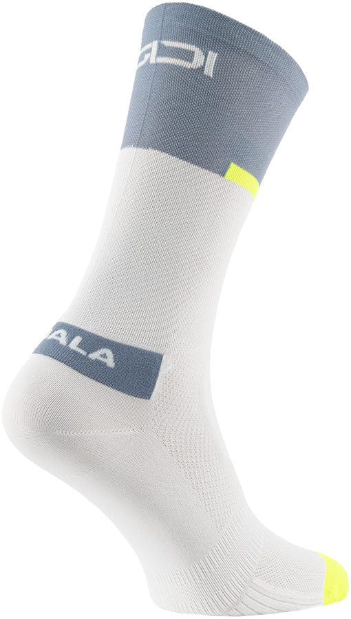 Load image into Gallery viewer, SIDI Neo Socks - White/Grey, 20cm, Fits Sizes 35-39
