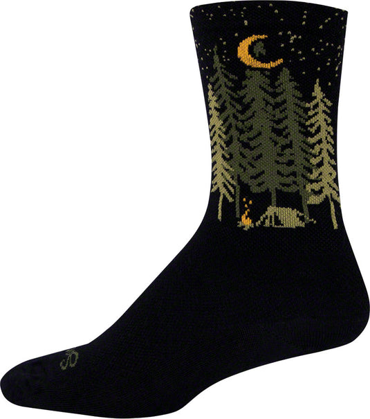 SockGuy Wool Camper Socks - 6", Black, Large/X-Large