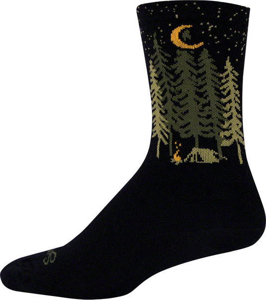 Sockguy Sockguy Wool Crew Sock Camper 6" Wool Crew Sm/md Footwear