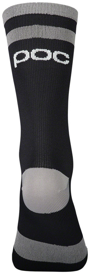 Load image into Gallery viewer, POC Lure MTB Socks - Black/Gray, Large
