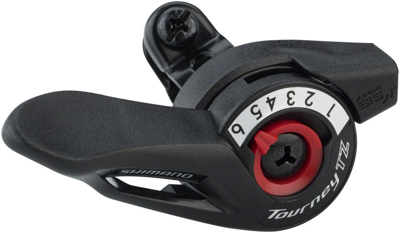Load image into Gallery viewer, Shimano Tourney TZ500 6-Speed Right Thumb Shifter
