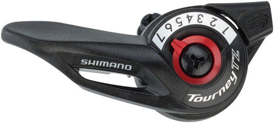 Shimano Tourney SL-TZ500 3 & 7-Speed Thumb Shifters Bundle - Optical Gear Display, Reliable Drivetrain Components