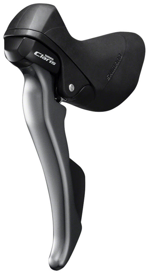 Shimano Claris ST-R2000 8-Speed Road Bike STI Levers Double & Right Shift Brake Sets | Super SLR, Adjustable Reach, Lightweight, Black