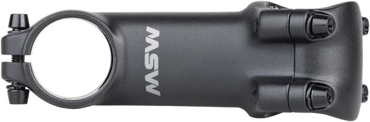 MSW 25 Stem - 90mm, 31.8 Clamp, +/-25, 1-1/8", Aluminum, Black