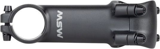 MSW 25 Stem - 100mm, 31.8 Clamp, +/-25, 1-1/8", Aluminum, Black