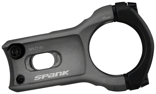 Spank Split 35 Stem 45mm Length 35mm Bar Clamp +/-0 Green Metal Mountain Bike