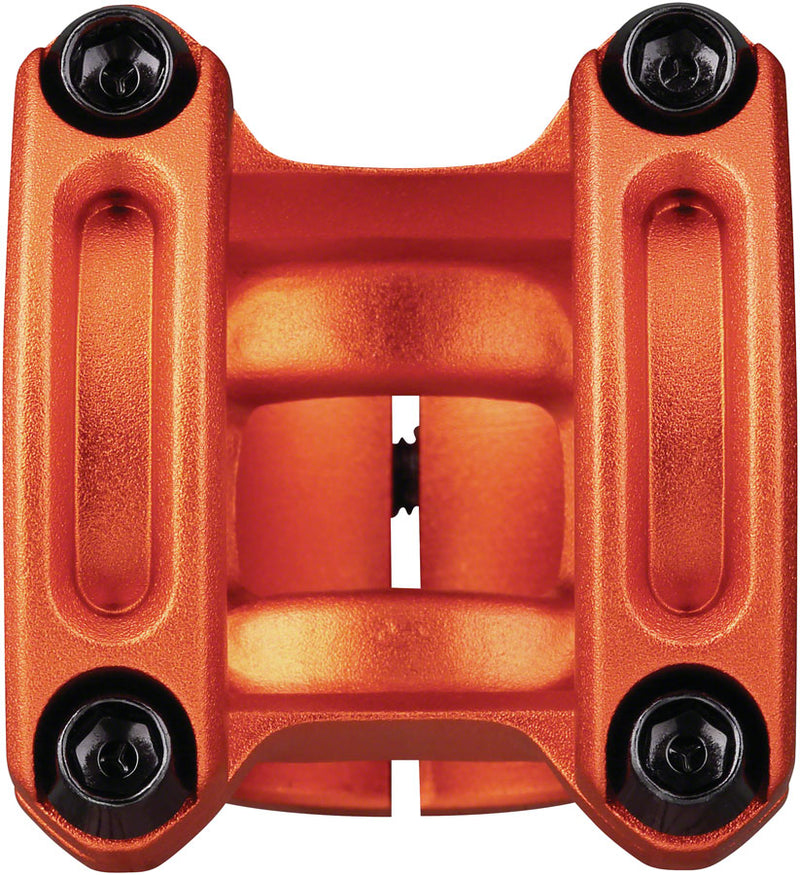 Load image into Gallery viewer, Spank SPOON 350 Stem 45mm Length 35mm Clamp 0 Degree Rise Orange Aluminum MTB
