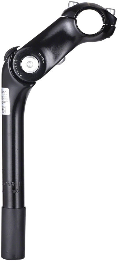 Load image into Gallery viewer, Zoom Quick Comfort Adjustable Stem 90mm25.4 Clamp adj 80-150d° 22.2-24tpi Quill
