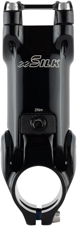 Cane Creek eeSilk Stem - 90mm, 31.8mm, -6, 1 1/8", Alloy, Black, w/o Comp Switch