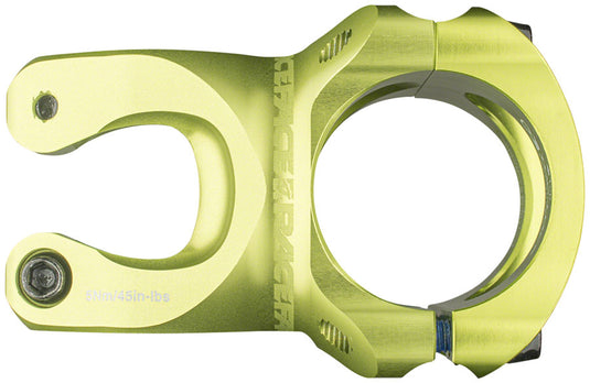 RaceFace Turbine R 35 Stem 40mm Clamp 35mm +/-0 Deg 1 1/8 in Green Aluminum MTB