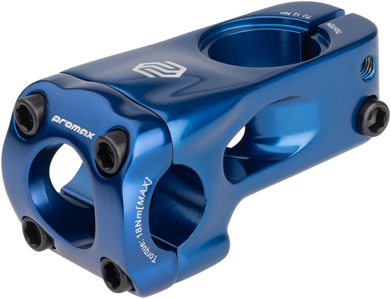 Load image into Gallery viewer, Promax Banger BMX Stem - 53mm, Front Load, Blue
