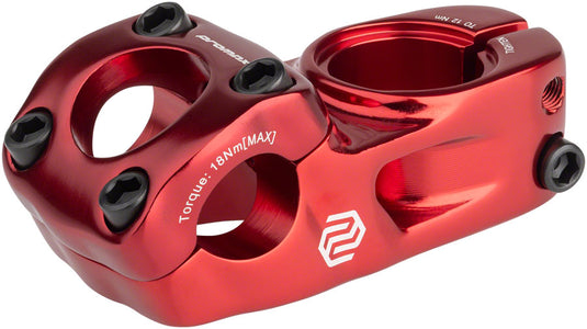 Promax Impact BMX Stem - 53mm, Top Load, Red