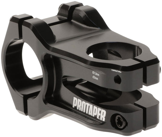 ProTaper Vice Trail Stem - 50mm, 31.8mm Clamp, +/-0, 1 1/8", Aluminum, Black